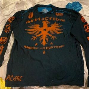 Affliction men’s size XXXL. Lot of 2 shirts.